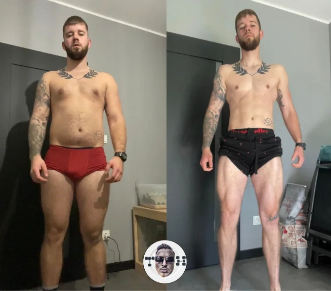 Kamil &middot; przemiana 5 miesięcy, -25 kg